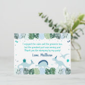 ブルーディオンドラサファリ誕生日 サンキューカード (スタンド正面)