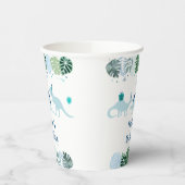 ブルーディオンドラサファリ誕生日 紙コップ (左)