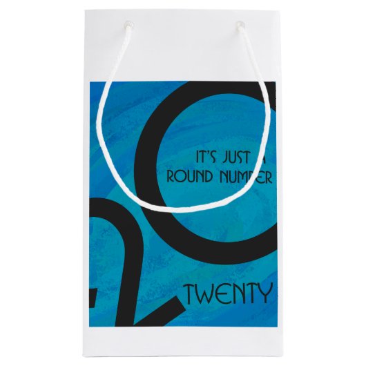 ブルーディクタイズ20誕生日 スモールペーパーバッグ (裏面)