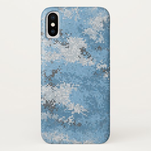 ブルーディジ迷彩柄 Case-Mate iPhoneケース (裏面)