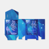 ブルーディスコボールとスパークルヒールのビーフボックス フェイバーボックス (折り畳みなし)