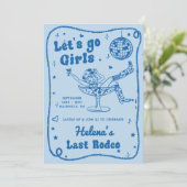 ブルーディスコロデオ女性のカーボーイバチェロレッテウィークエンド 招待状 (スタンド正面)