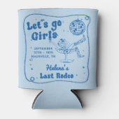 ブルーディスコロデオ女性のカーボーイバチェロレッテウィークエンド 缶クーラー (正面)