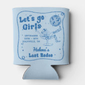 ブルーディスコロデオ女性のカーボーイバチェロレッテウィークエンド 缶クーラー (裏面)