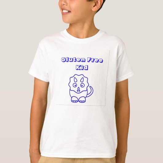 ブルーディノグルテンフリーキッドシャツ Tシャツ (正面)