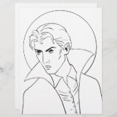 ブルーディングマンヴァンパイアカラーリングページ (正面/裏面)