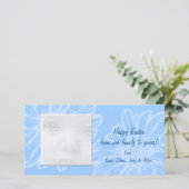 ブルーデイジーイースターフォトカード シーズンカード (スタンド正面)