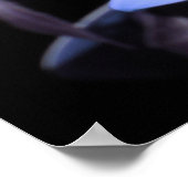 ブルーデイジーフラワーポスター ポスター (角)