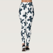 ブルーデイジーフローラかわいいトレーニング走ズ レギンス (裏面)