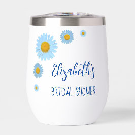 ブルーデイジーフローラブライダルシャワー