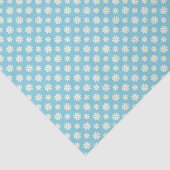 ブルーデイジーフローラルパターン 薄葉紙 (詳細)