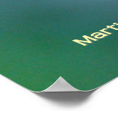 ブルーデイジーブド ポスター (角)