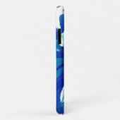 ブルーデイジーブルーフローラひまわり写真 Case-Mate iPhoneケース (裏面/右)