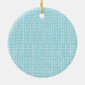 ブルーデイジーユニコーンオーナメント セラミックオーナメント (裏面)