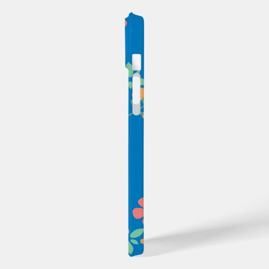 ブルーデイジーヴィンテージブーケ Case-Mate iPhoneケース (裏面 / 左)