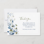 ブルーデイジー悔やみや弔慰サンキューカード サンキューカード (正面)