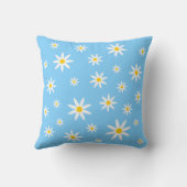 ブルーデイジー枕 クッション (裏面)