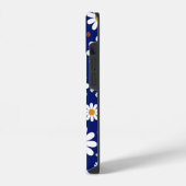 ブルーデイジー花 | iPhone 1,4,000ケース iPhoneケース (左側面)