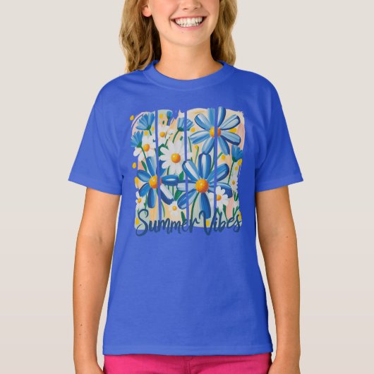 ブルーデイジー Tシャツ (正面)