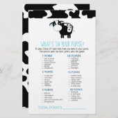 ブルーデイリーカウゲームの中身 (正面/裏面)