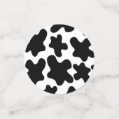 ブルーデイリーカウベビーシャワー紙吹雪 コンフェッティ (スモール正面)