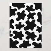 ブルーデイリーカウボーイ赤ちゃんシャワーアドバイスカード アドバイスカード (裏面)