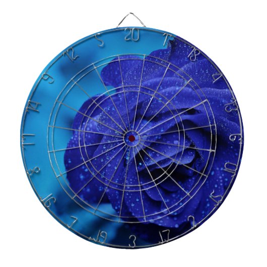 ブルーデウドロップバラ ダーツボード (正面)