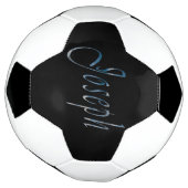 ブルーデザインのジョセフの名前、Soccerball サッカーボール (回転)
