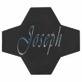 ブルーデザインのジョセフの名前、Soccerball サッカーボール (フラット)