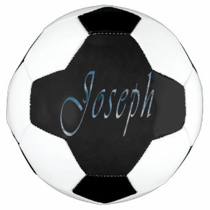 ブルーデザインのジョセフの名前、Soccerball サッカーボール