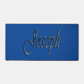 ブルーデザインのジョセフ名、デスクマット デスクマット (正面)