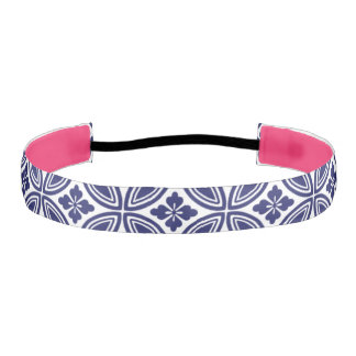 ブルーデザインヘッドバンド アスレチックヘッドバンド