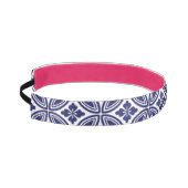 ブルーデザインヘッドバンド アスレチックヘッドバンド (左)