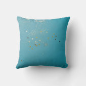 ブルーデザイン枕 クッション (裏面)