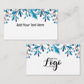 ブルーデザイン ノートカード (正面/裏面)