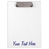 ブルーデジタルピクセルカモフラージテクスチャ クリップボード (正面)