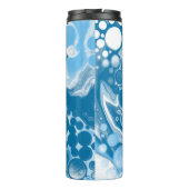 ブルーデジタ絵画ルポーズフルード大理石 タンブラー (裏面)