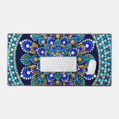 ブルーデスク王室のマット デスクマット (キーボード&マウス)