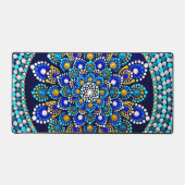 ブルーデスク王室のマット デスクマット (正面)