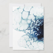 ブルーデスティナ航海のントのウェディングリハーサル 招待状 (裏面)