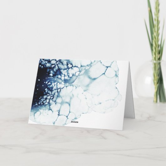 ブルーデスティナ航海のントウェディングフォールディング サンキューカード (裏面)