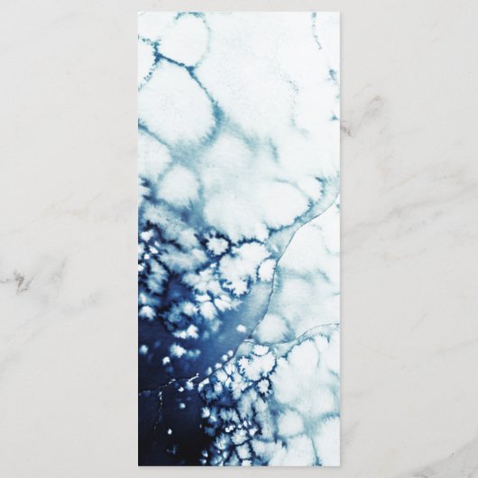 ブルーデスティナ航海のントウェディングフラット メニュー (裏面)