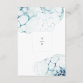 ブルーデスティナ航海のントウェディングモノグラム詳細 エンクロージャーカード (裏面)