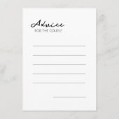 ブルーデスティナ航海のントウェディング アドバイスカード (正面)