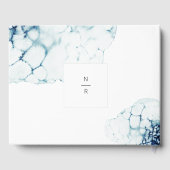 ブルーデスティナ航海のントウェディング ゲストブック (裏面)