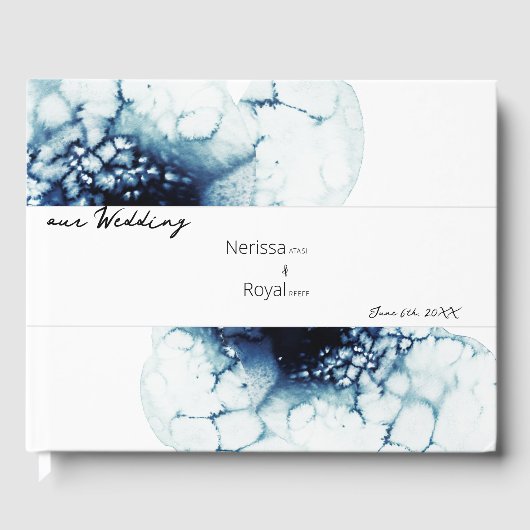 ブルーデスティナ航海のントウェディング ゲストブック (正面)