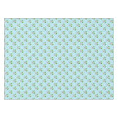 ブルーデッキザパームズトロピカルクリスマスサンタフラミ テーブルクロス (正面(横))