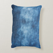 ブルーデニムジーンズの生地 アクセントクッション (裏面(縦))