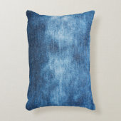 ブルーデニムジーンズの生地 アクセントクッション (正面(垂直))