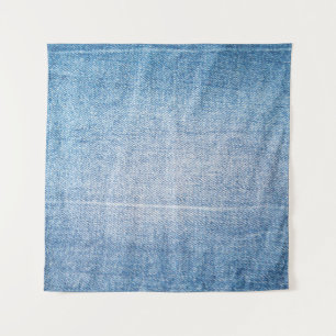 ブルーデニムジーンズの生地 タペストリー